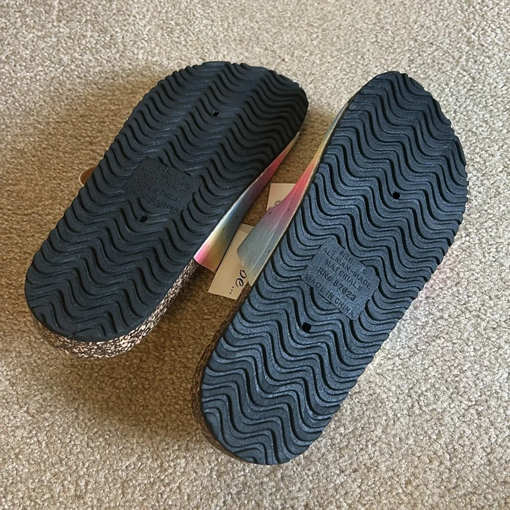 Brand new Just Be Rainbow Sandals - Picture 5 of 6